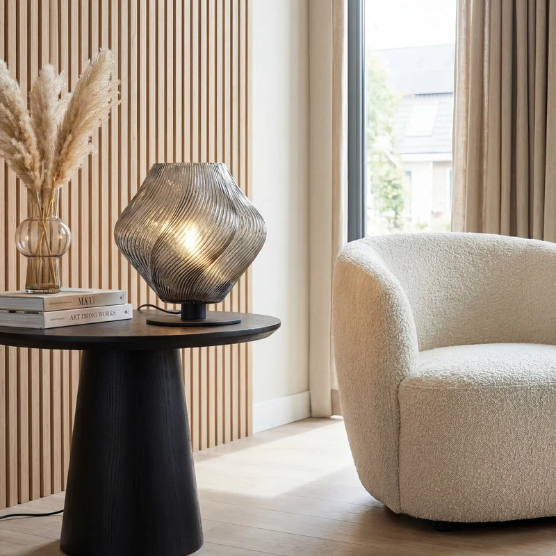 Glastischlampe | Sculpta