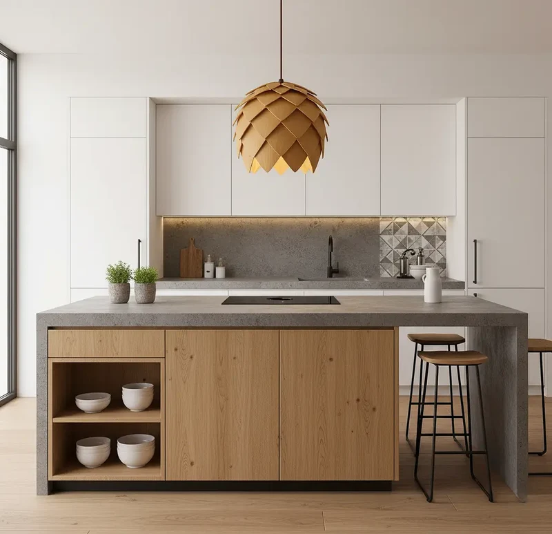 Pendelleuchten aus Holz Eiche Lampe | Lignum