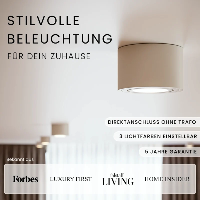 Aufbauspot OVA, ohne Leuchtmittel