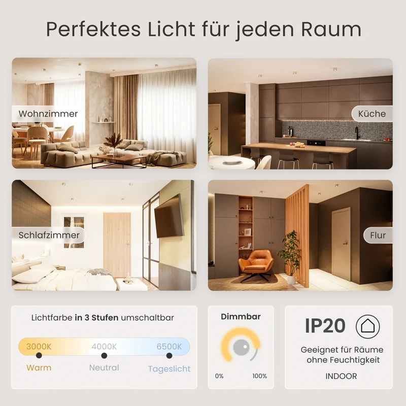 Aufbauspot OVA, ohne Leuchtmittel
