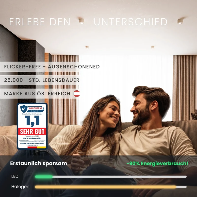 Aufbauspot OVA, ohne Leuchtmittel
