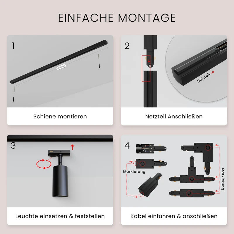 Schienensystem Set 1