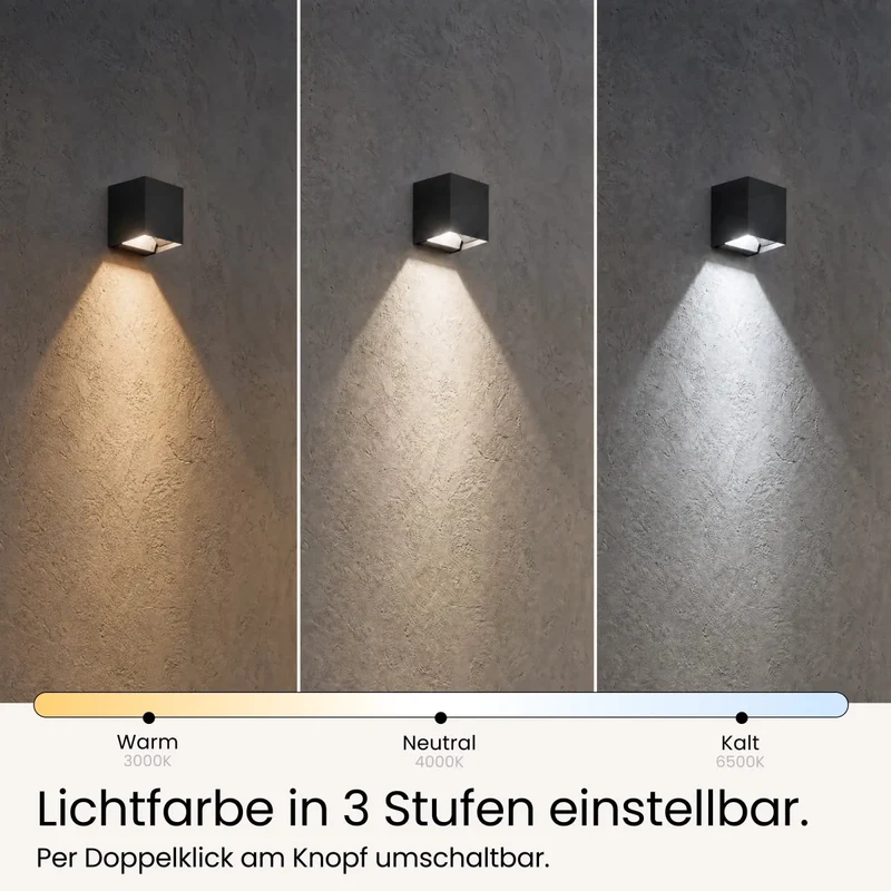 Solar Wandleuchte HELIO