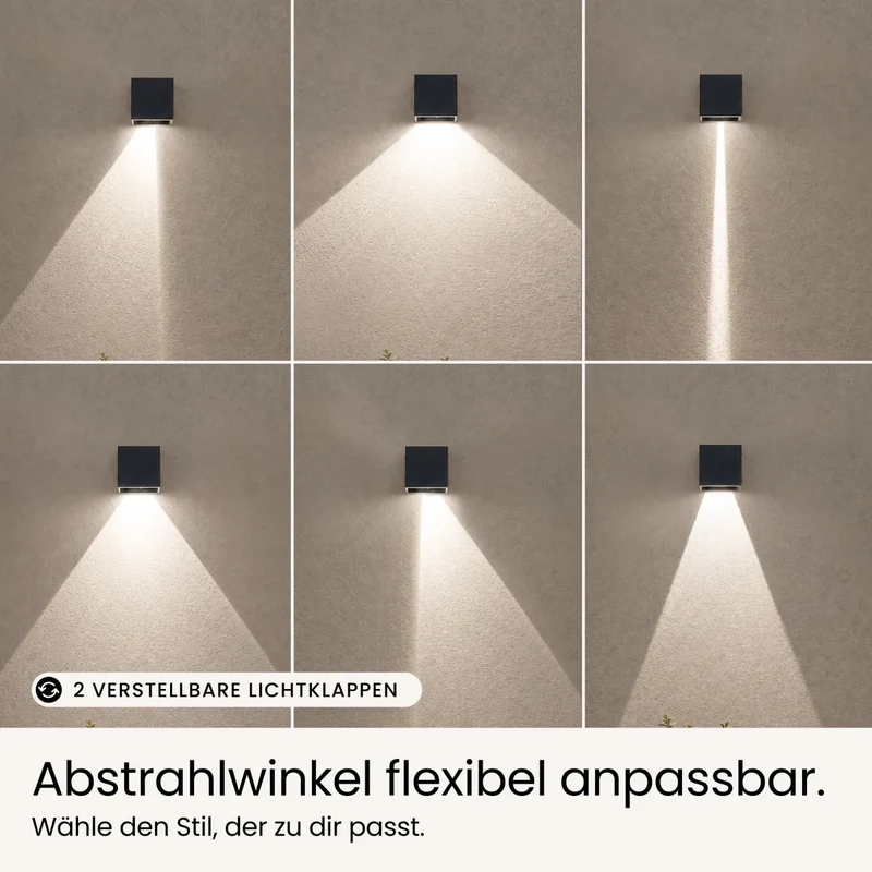 Solar Wandleuchte HELIO