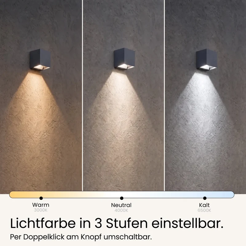 Solar Wandleuchte HELIO