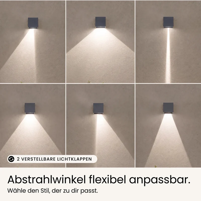 Solar Wandleuchte HELIO