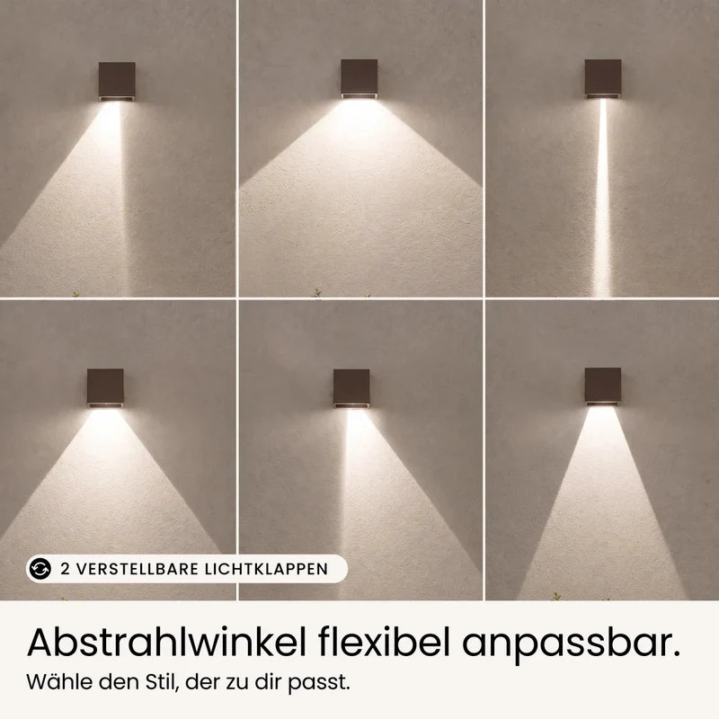 Solar Wandleuchte HELIO