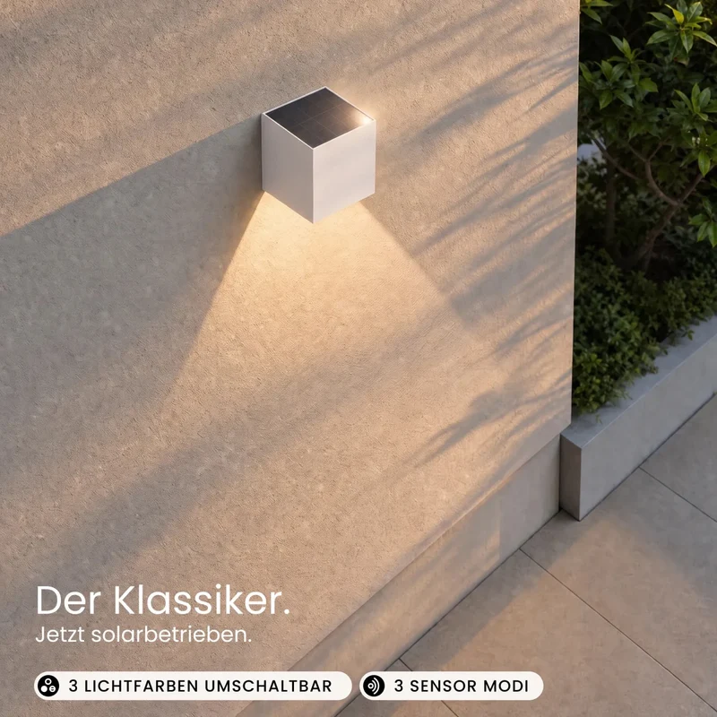 Solar Wandleuchte HELIO