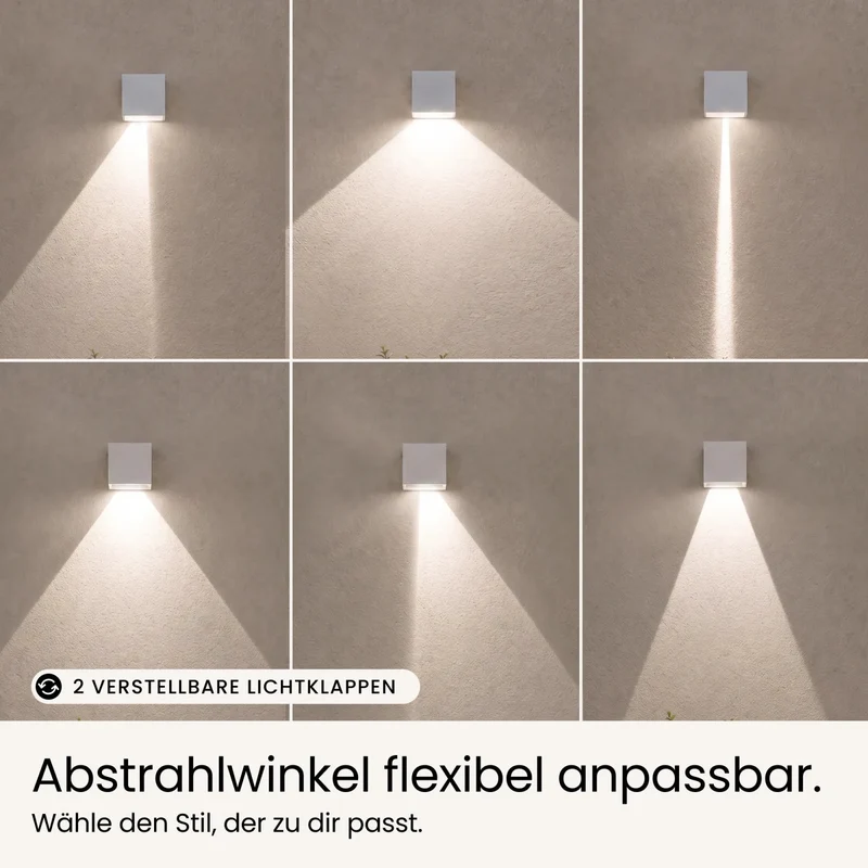 Solar Wandleuchte HELIO