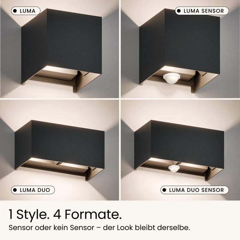 Wandleuchte LUMA-S DUO