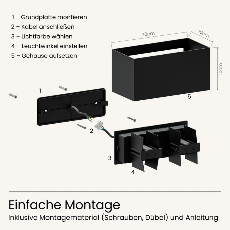 Wandleuchte LUMA-S DUO