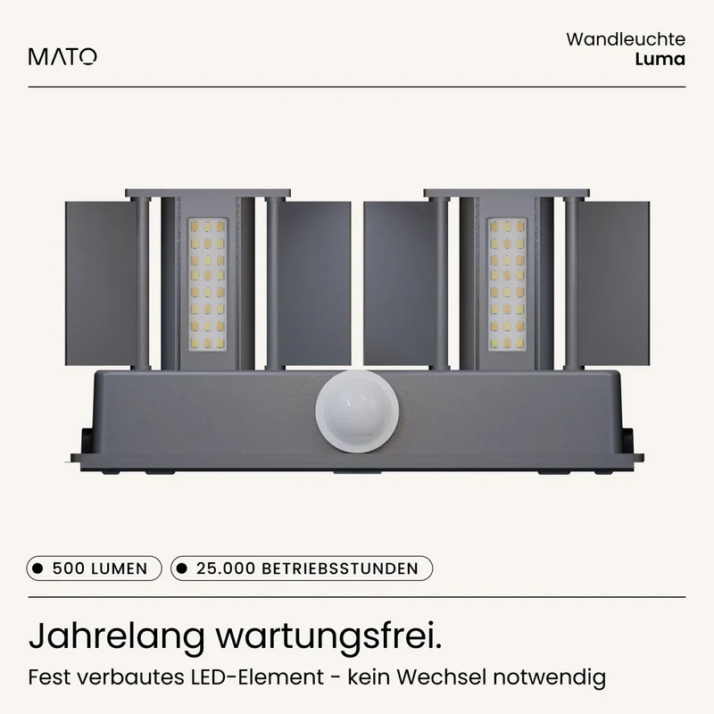 Wandleuchte LUMA-S DUO