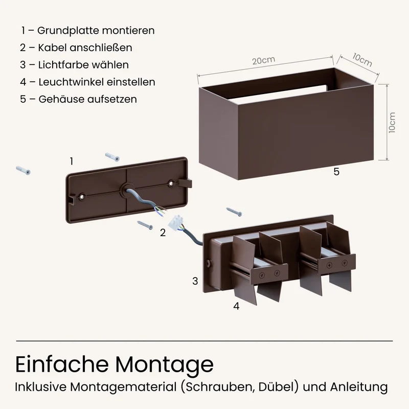 Wandleuchte LUMA-S DUO