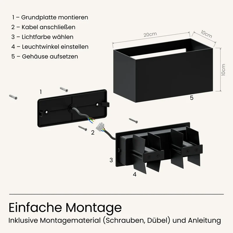 Wandleuchte LUMA DUO