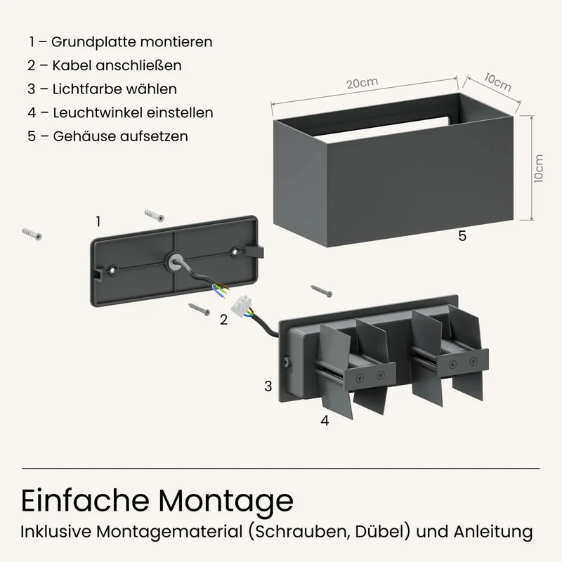 Wandleuchte LUMA DUO