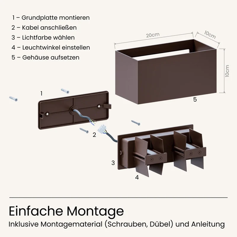 Wandleuchte LUMA DUO