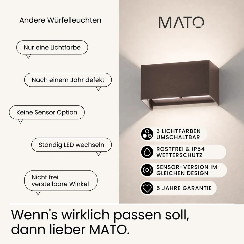 Wandleuchte LUMA DUO