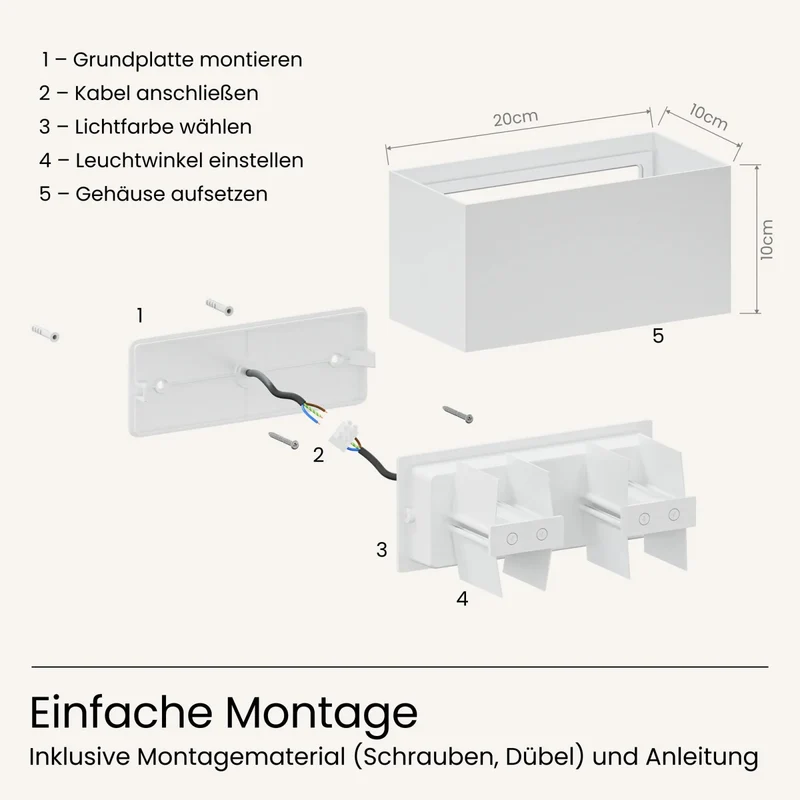 Wandleuchte LUMA DUO