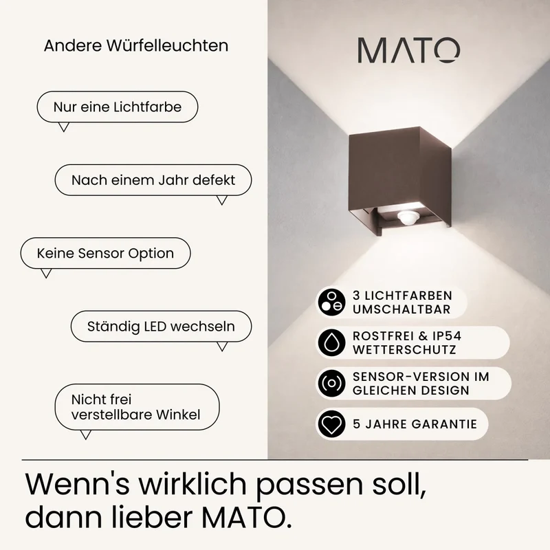 Wandleuchte LUMA-S