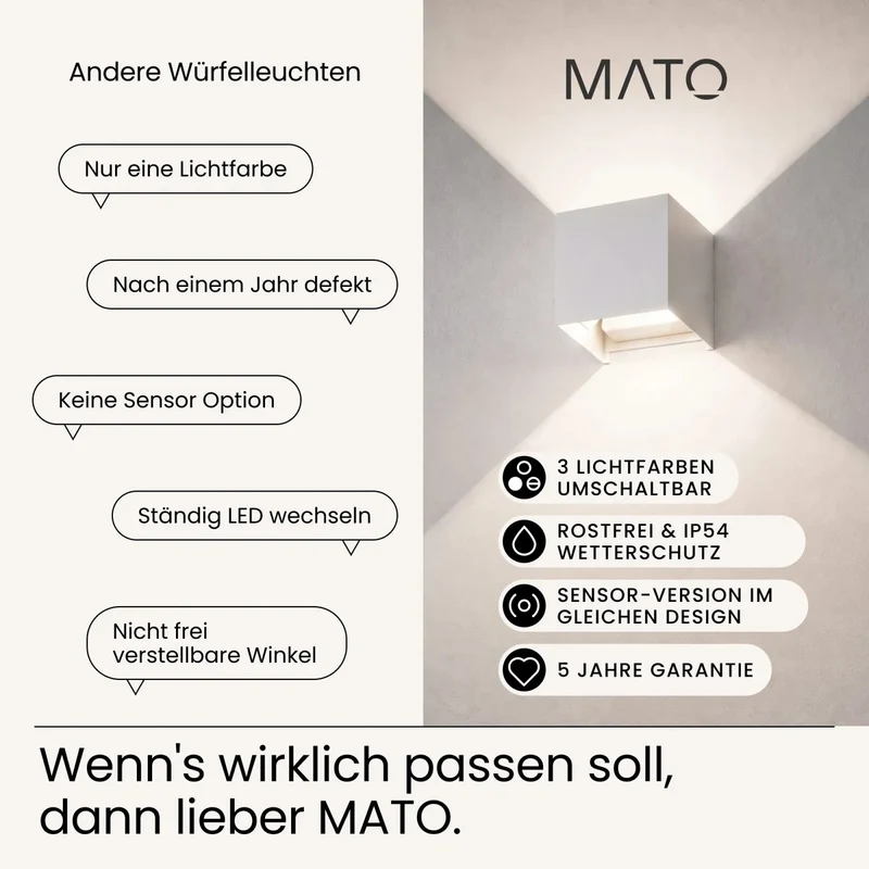 Wandleuchte LUMA