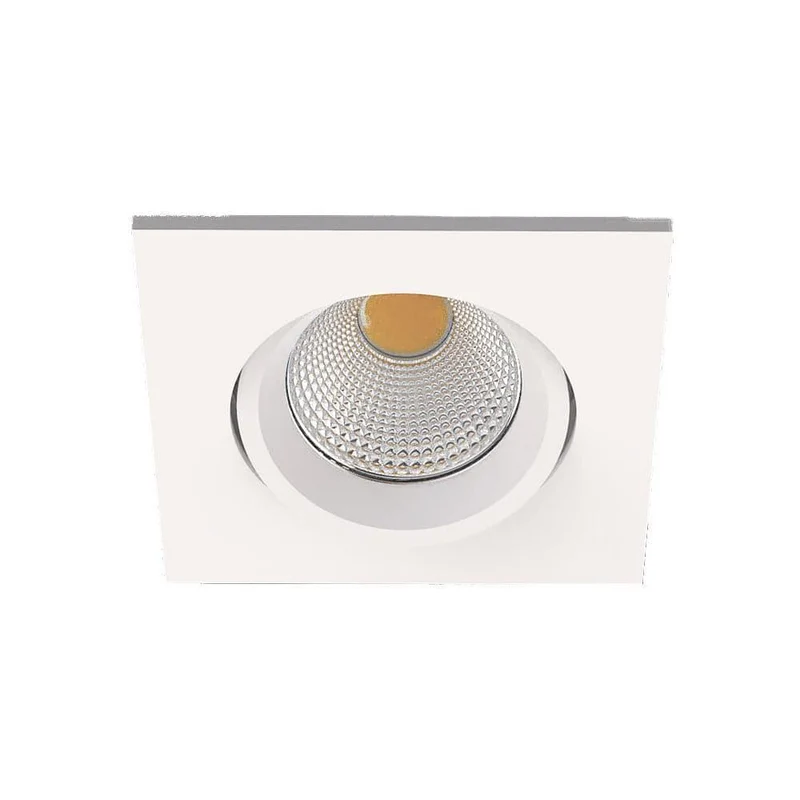 Warm White 3300K, 24V Dimmable, LED Recessed Square Spotlight