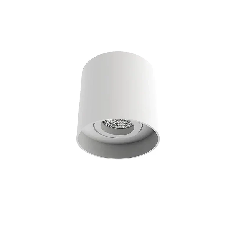 Warm White 3300K, Anti-glare, 24V Dimmable, LED Surface Mounted Round Spotlight