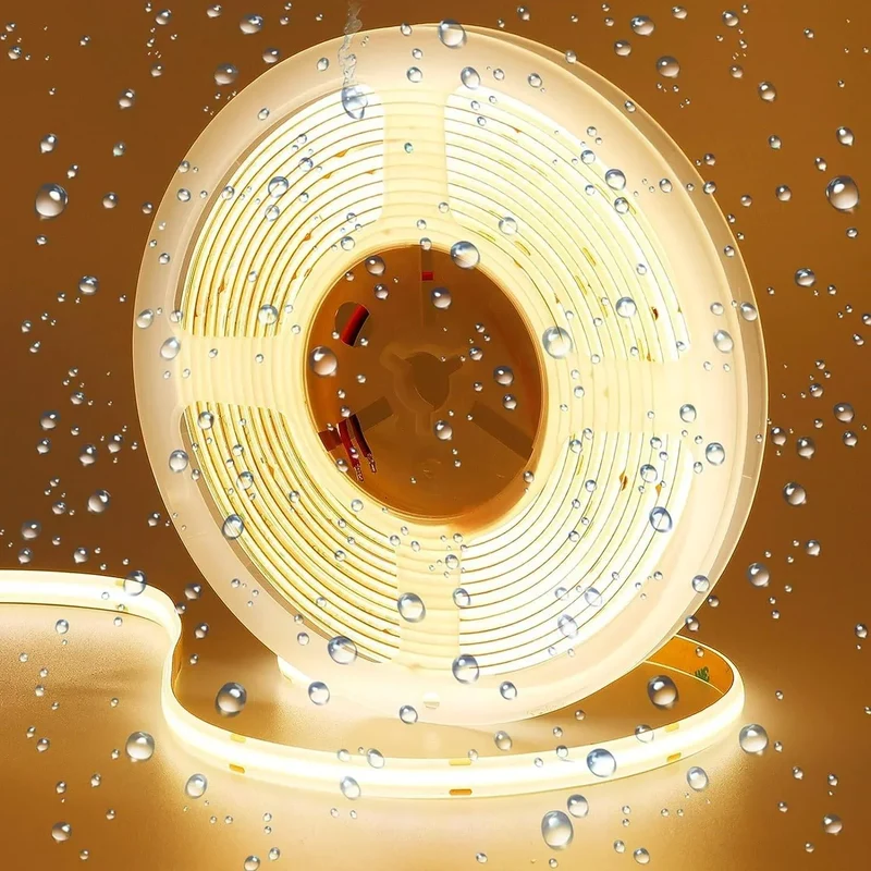 Tunable White 24V LED COB Strip Waterproof | IP67 2400-4000K CRI90 15W/m 574 LEDs