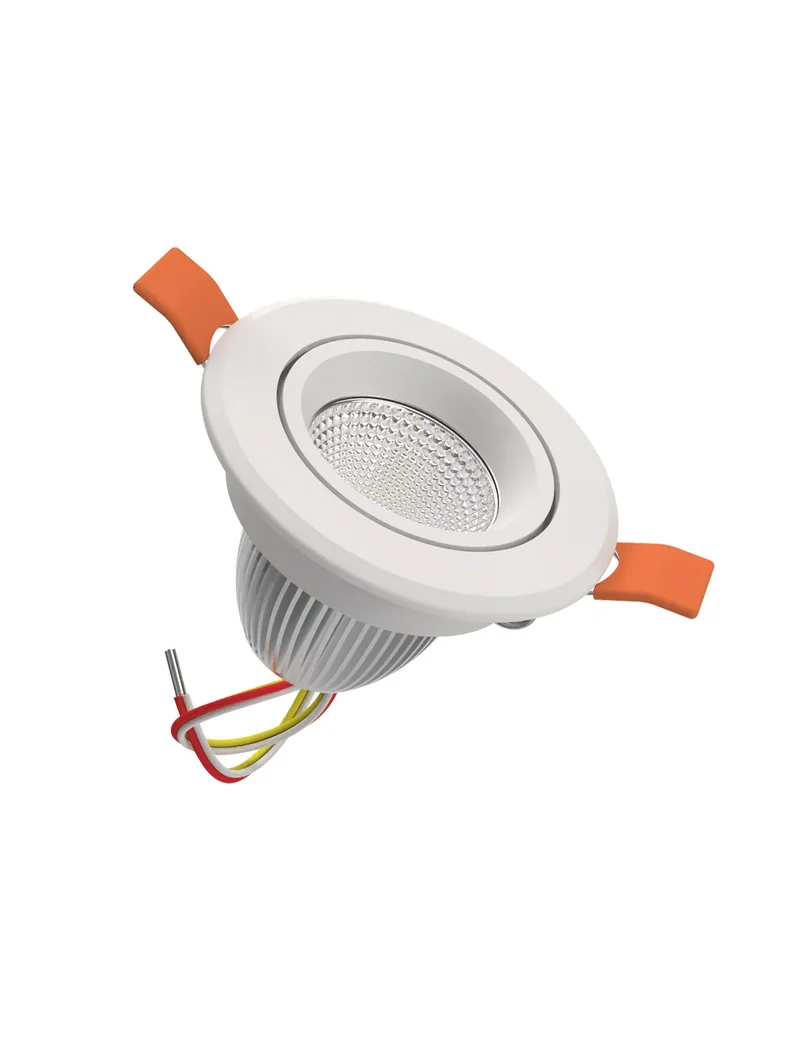DALI CV LED Spot Ceilling Spotlight Matte White | CRI90 24V 6+6W Replaceable LED Source