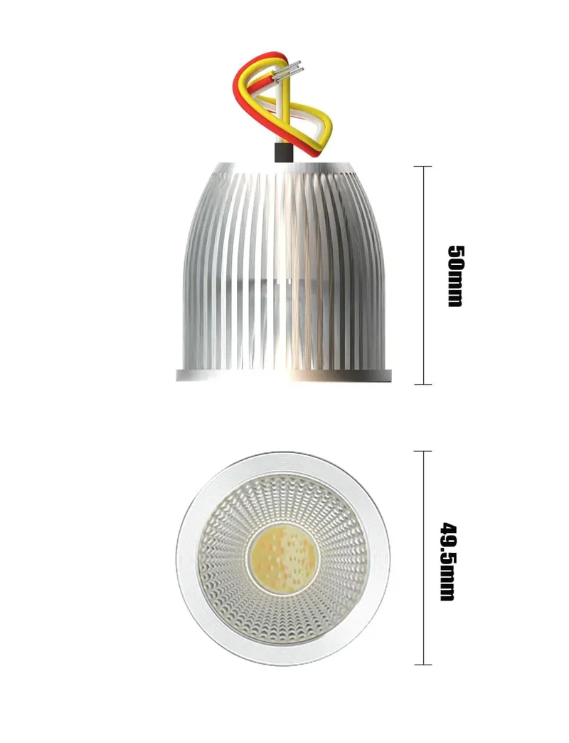 Tunable White LED Spot | 60° Ra90 2200-6500K 24V 6W+6W