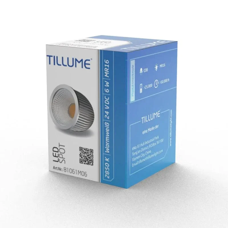 2850K LED Spot Warm White | 60°, 6W CRI90, 24V DC, MR16 Retrofits