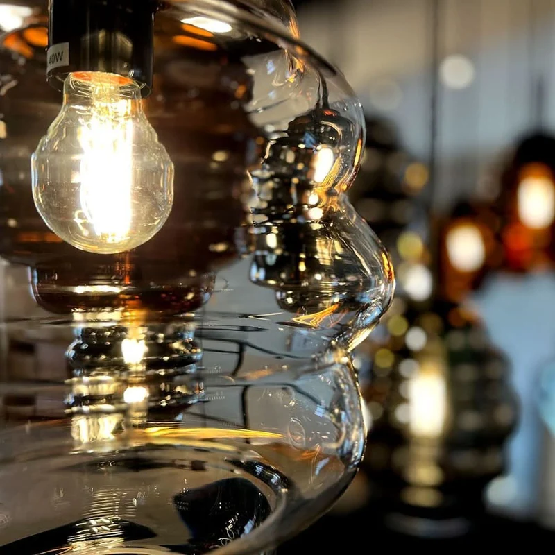 s.luce Echos Esszimmerlampe 12-flammig 200cm 3-reihig Ø 18/25cm