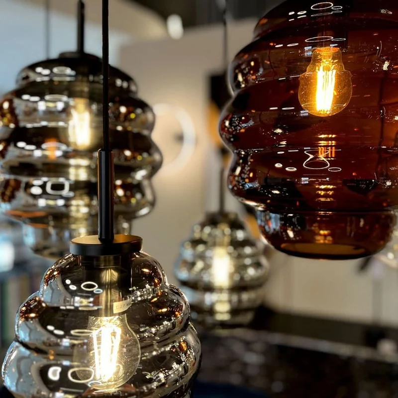 s.luce Echos Esszimmerlampe 12-flammig 200cm 3-reihig Ø 18/25cm