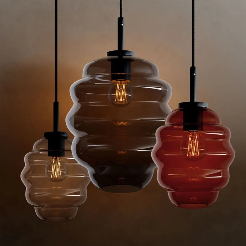 s.luce Echos Esstischleuchte 8-flammig 200cm 3-reihig Ø 25cm