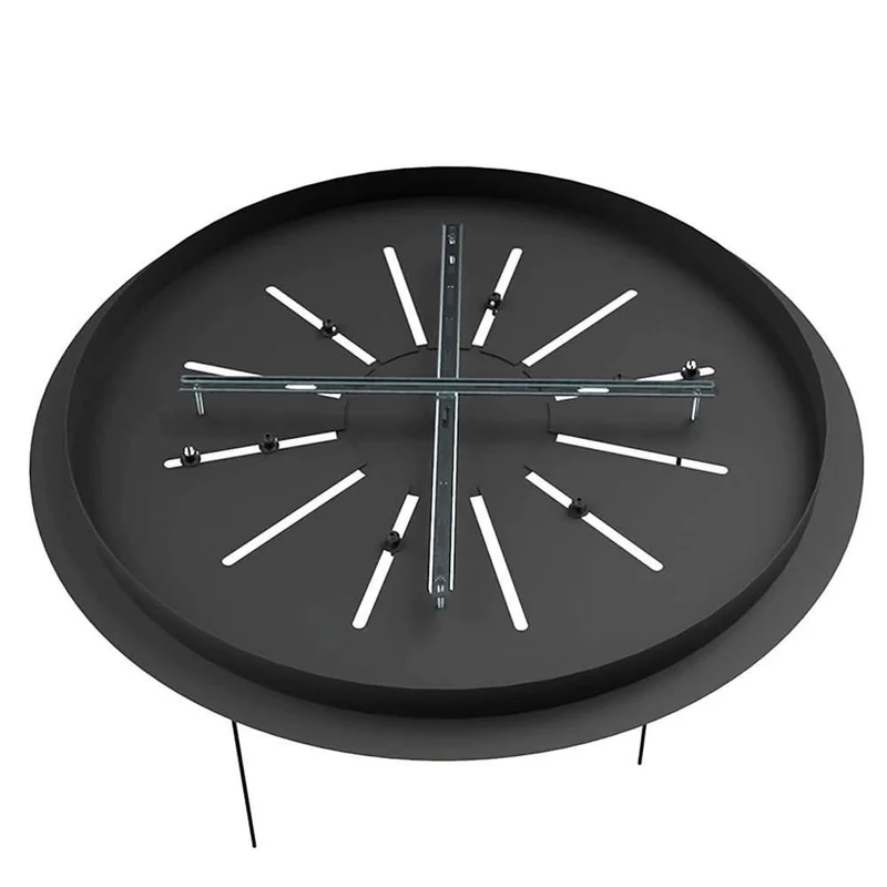 s.luce Echos Galerieleuchte 5-flammig Ø 60cm Baldachin Ø 25cm