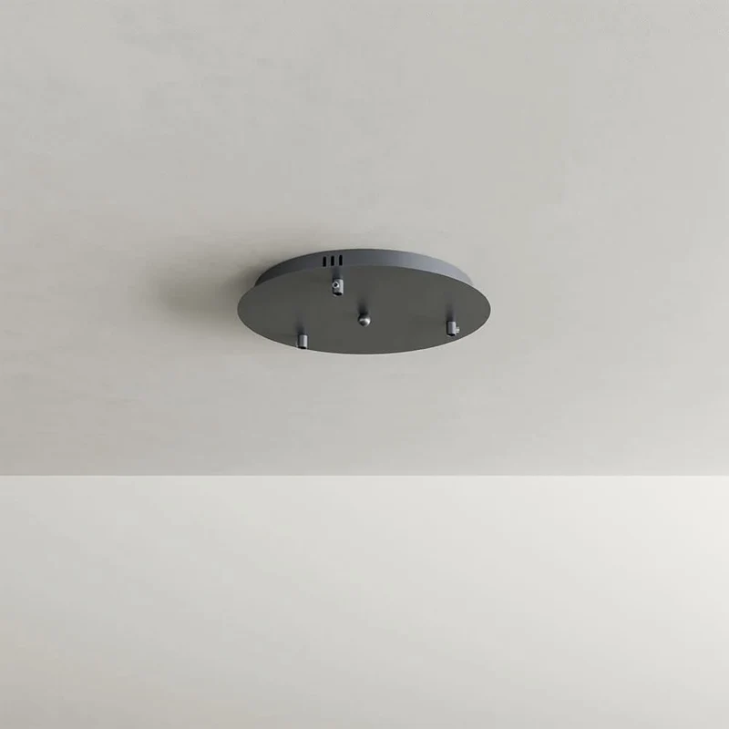 s.luce Echos Galerieleuchte 3-flammig Ø 40cm Baldachin Ø 18/25cm