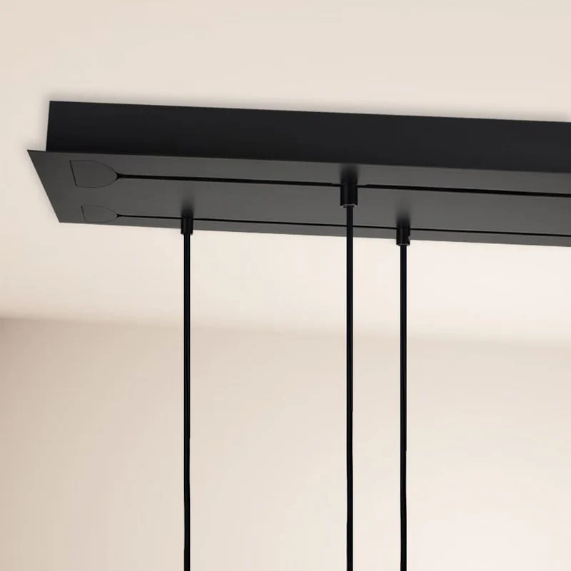 s.luce Echos Esstisch-Hängelampe 3-flammig 120cm Ø 18cm