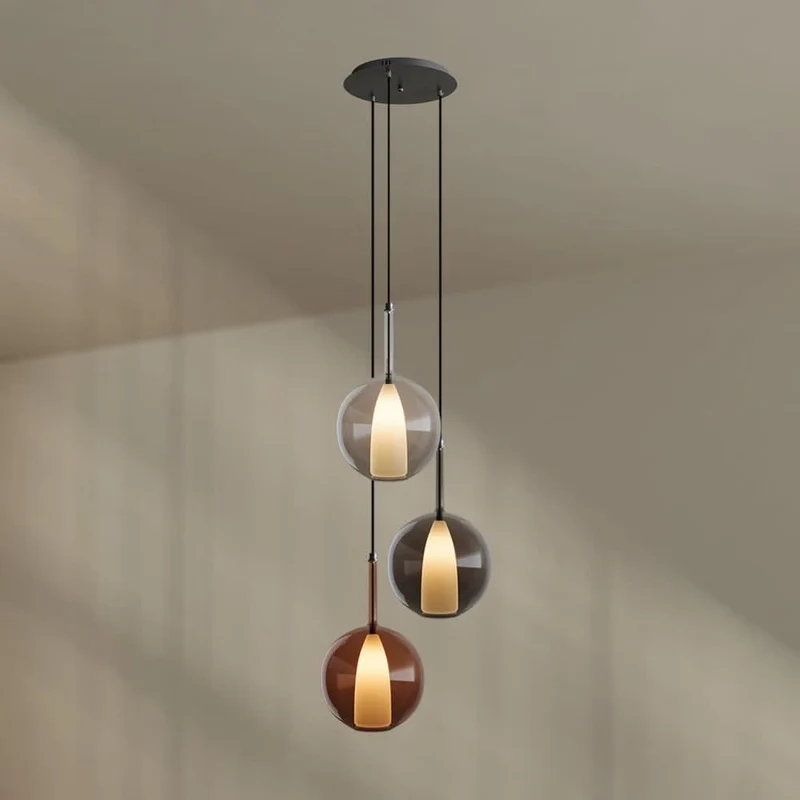 s.luce Belluna Galerieleuchte 3-flammig Ø 40cm Baldachin
