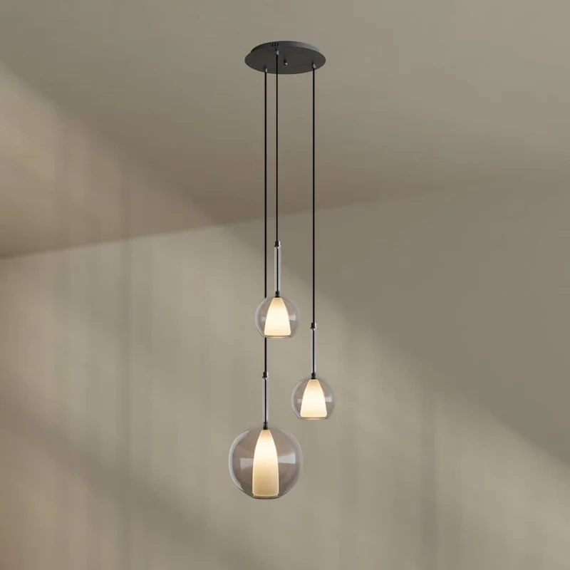 s.luce Belluna Galerieleuchte 3-flammig Ø 40cm Baldachin