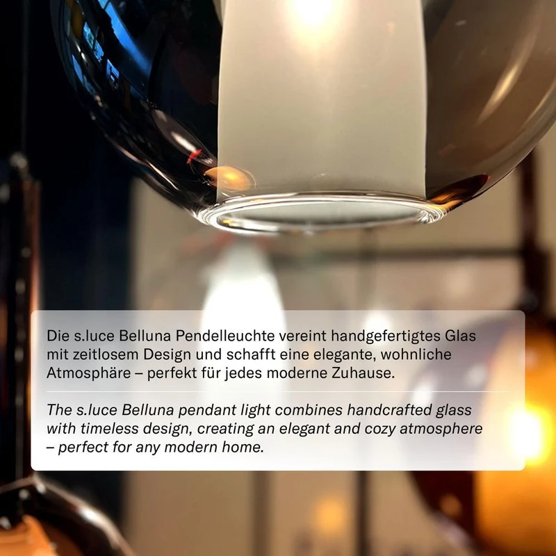 s.luce Belluna Galerieleuchte 5-flammig Ø 60cm Baldachin