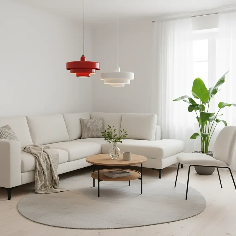 Retro Pendelleuchte in vielen Farben | Fårverig
