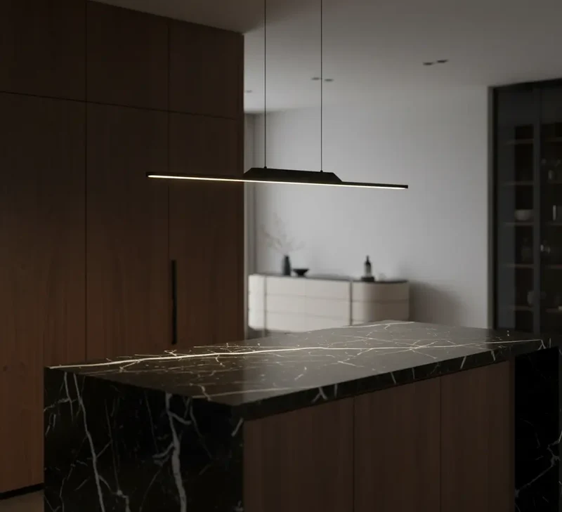 Minimalistische Pendelleuchte Kücheninsel | Glød