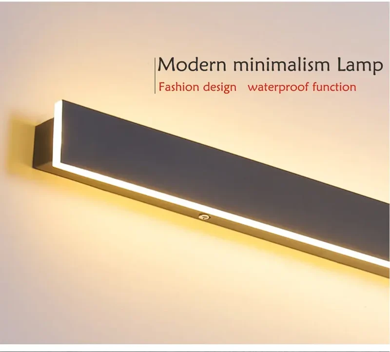 Außenwandleuchte, schwarz modern | Glød