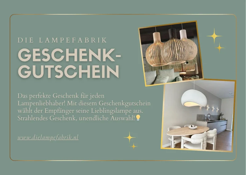 Die Lampefabrik Geschenkgutschein