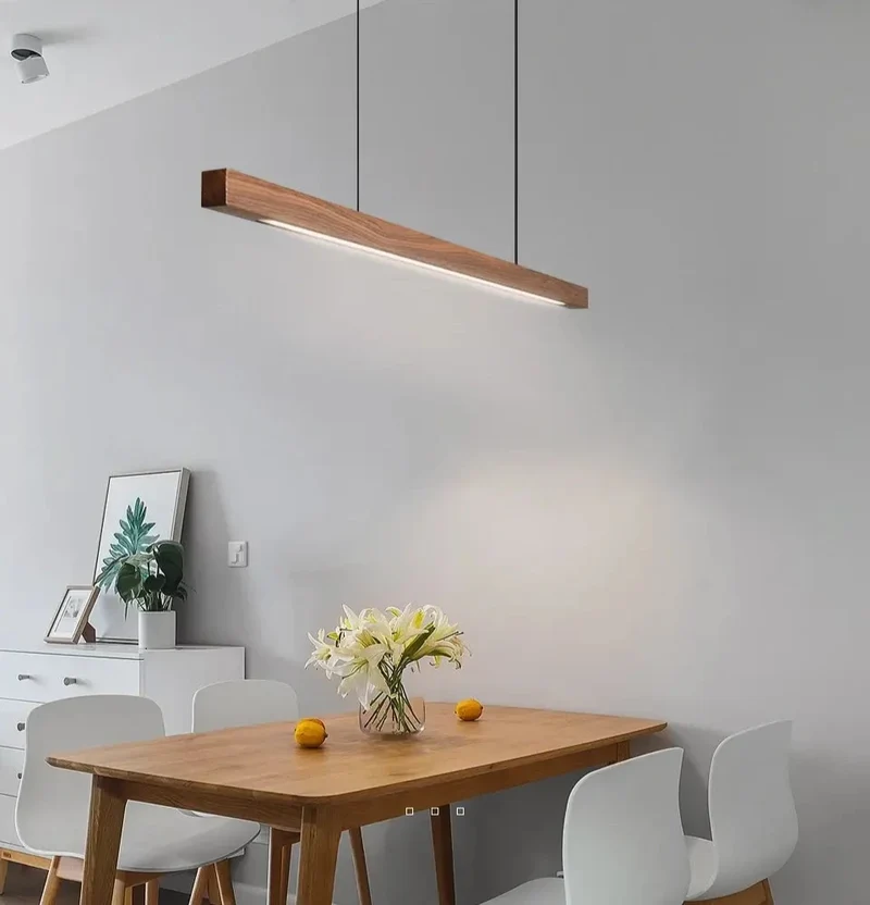 Pendelleuchte Holzdesign, länglich | Glød