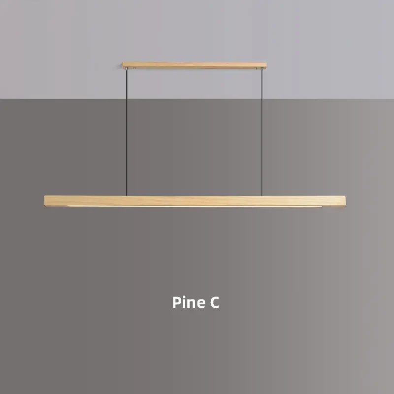 Pendelleuchte Holzdesign, länglich | Glød