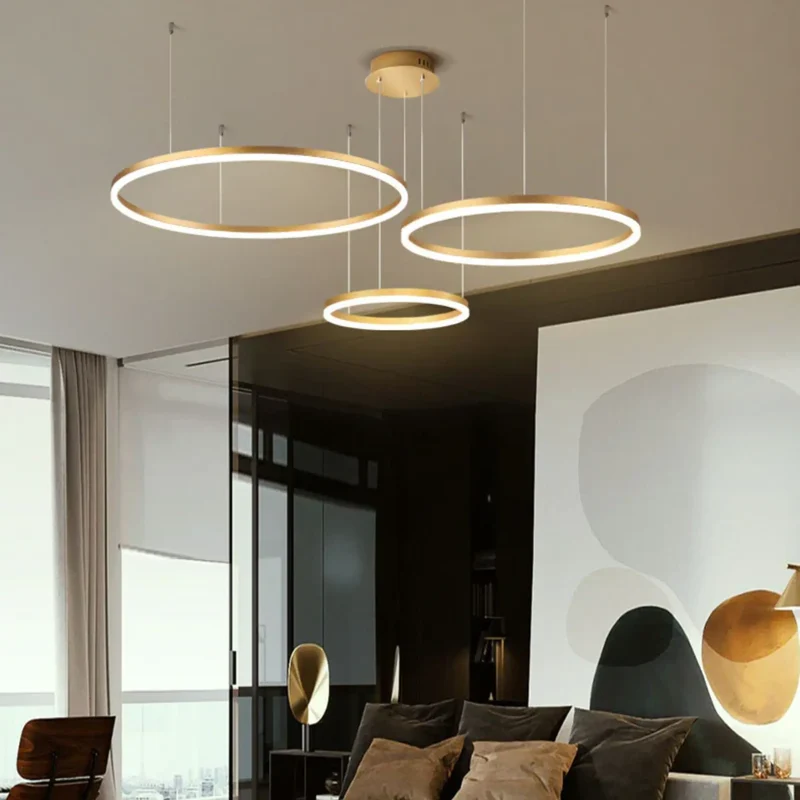 Pendelleuchte Wohnzimmer Gold | Solara