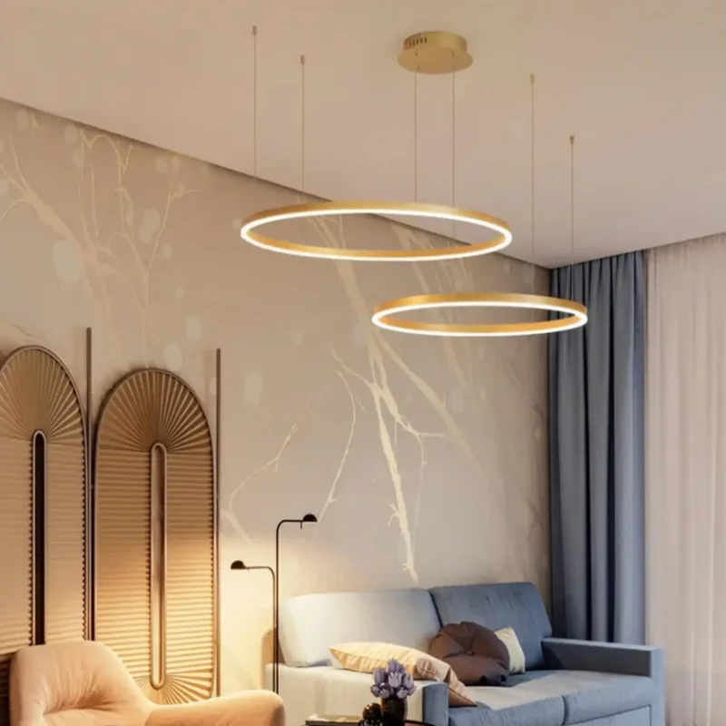 Pendelleuchte Wohnzimmer Gold | Solara