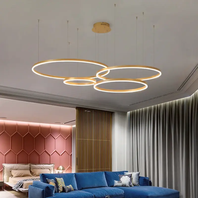 Pendelleuchte Wohnzimmer Gold | Solara