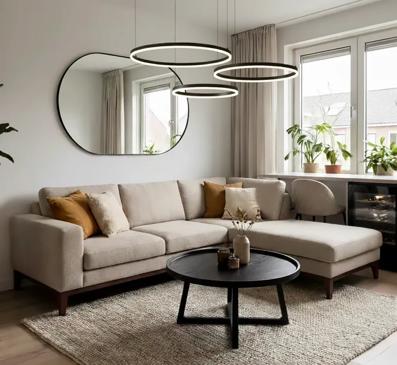 Pendelleuchte Wohnzimmer Schwarz | Solara