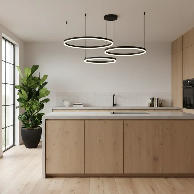 Pendelleuchte Wohnzimmer Schwarz | Solara